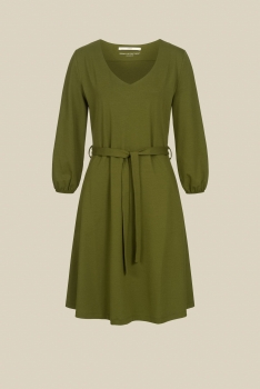 LANIUS Kleid mit Taillierung - olive